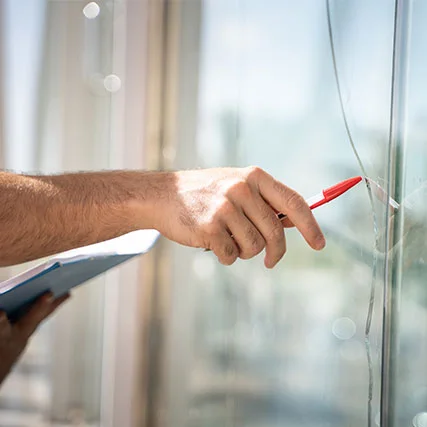 broken glass repair in Stuart, FL